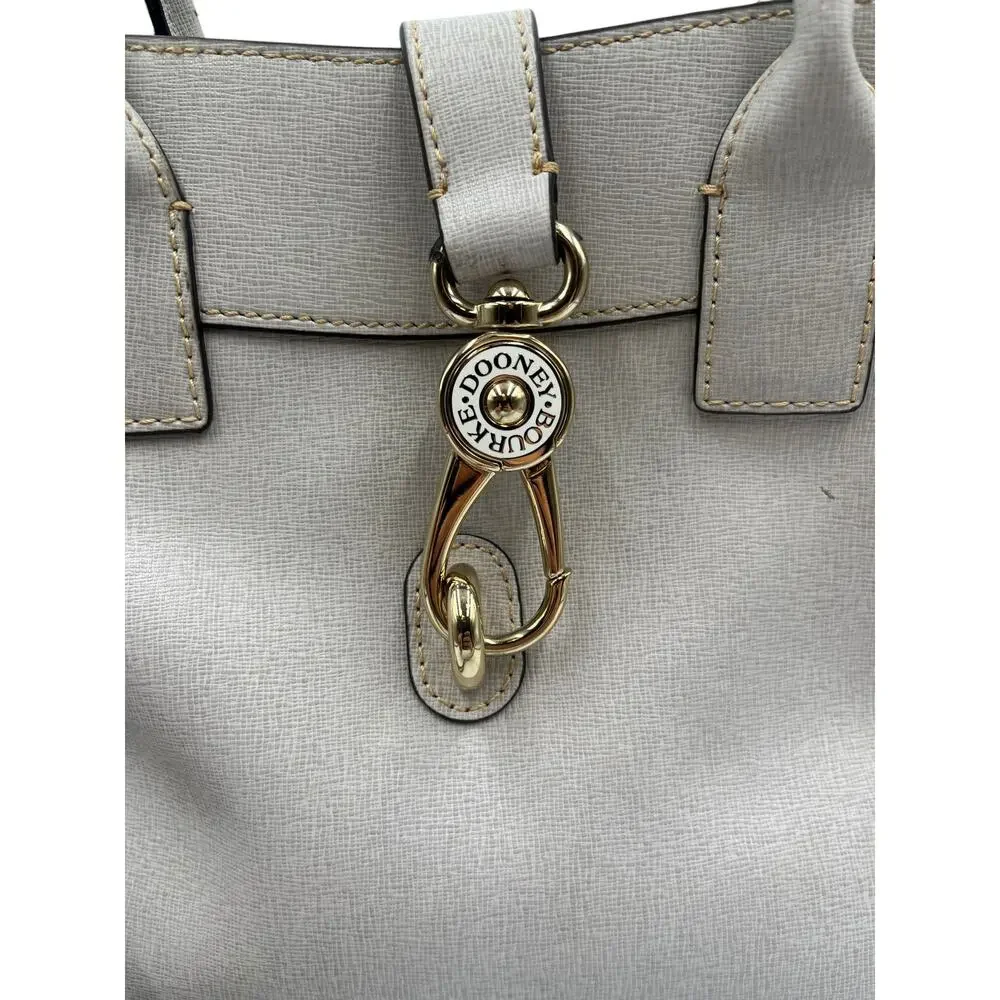 Dooney & Bourke Satchel Crossbody Tote Hand Bag Florentine Amelie Gray